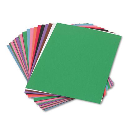 Construction Paper, 58 lb Text Weight, 9 x 12, Assorted, 50/Pack1