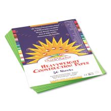 Construction Paper, 58lb, 9 x 12, Bright Green, 50/Pack1