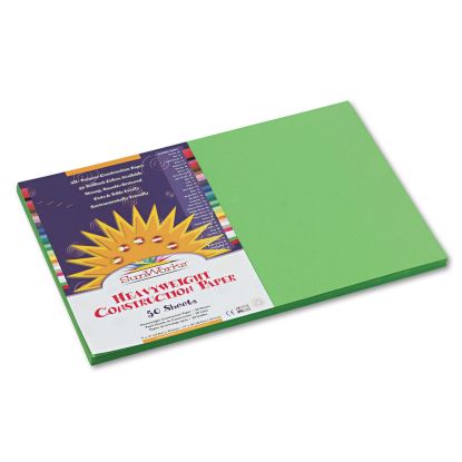 Construction Paper, 58 lb Text Weight, 12 x 18, Bright Green, 50/Pack1