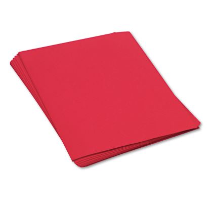 Construction Paper, 58 lb Text Weight, 18 x 24, Holiday Red, 50/Pack1