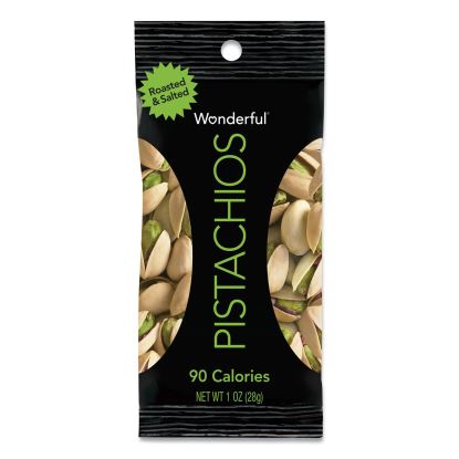 Wonderful Pistachios, Roasted and Salted, 1 oz Pack, 12/Box1