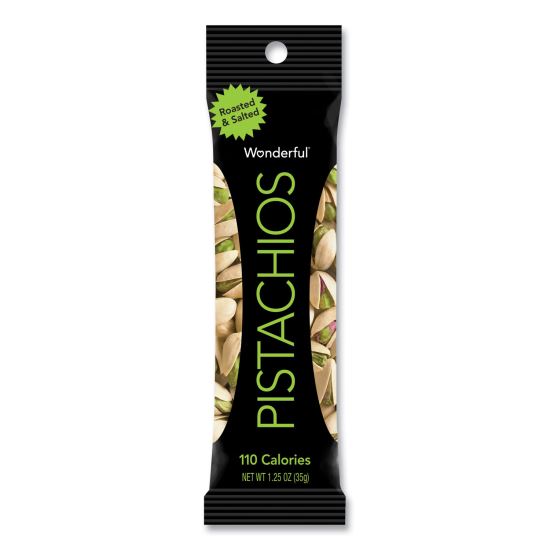 Wonderful Pistachios, Salt and Pepper, 1.25 oz Pack, 12/Box1