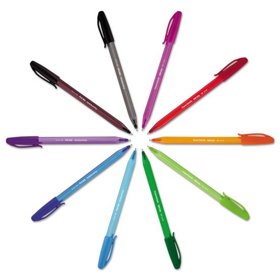 InkJoy 100 Ballpoint Pen, Stick, Medium 1 mm, Eight Assorted Ink and Barrel Colors, 8/Pack1
