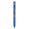 InkJoy Gel Pen, Retractable, Micro 0.5 mm, Blue Ink, Blue Barrel, Dozen1