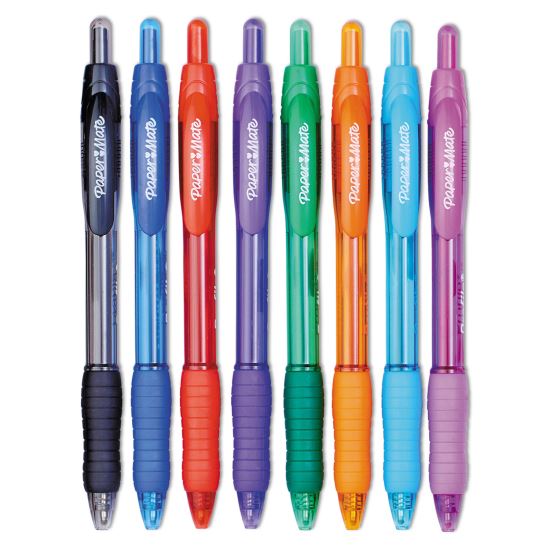 Profile Ballpoint Pen, Retractable, Bold 1.4 mm, Assorted Ink and Barrel Colors, 8/Pack1