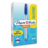 InkJoy 50ST Ballpoint Pen, Stick, Medium 1 mm, Blue Ink, Clear Barrel, Dozen2