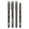 InkJoy Gel Pen, Stick, Medium 0.7 mm, Black Ink, Black Barrel, Dozen2