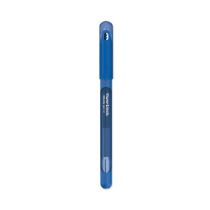 InkJoy Gel Pen, Stick, Medium 0.7 mm, Blue Ink, Blue Barrel, Dozen1