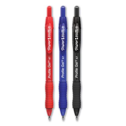 Profile Gel Pen, Retractable, Medium 0.7 mm, Assorted Ink and Barrel Colors, 36/Pack1