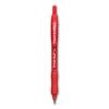 Profile Ballpoint Pen, Retractable, Medium 1 mm, Red Ink, Translucent Red Barrel, Dozen1