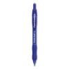 Profile Ballpoint Pen, Retractable, Medium 1 mm, Blue Ink, Translucent Blue Barrel, Dozen1