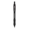 Profile Ballpoint Pen, Retractable, Medium 1 mm, Black Ink, Translucent Black Barrel, Dozen1