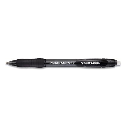 Profile Mechanical Pencils, 0.7 mm, HB (#2), Black Lead, Black Barrel, Dozen1
