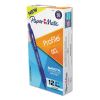 Profile Gel Pen, Retractable, Bold 1 mm, Blue Ink, Translucent Blue Barrel, Dozen2