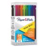 Write Bros Mechanical Pencil, 0.7 mm, HB (#2), Black Lead, Black Barrel with Assorted Clip Colors, 24/Pack2