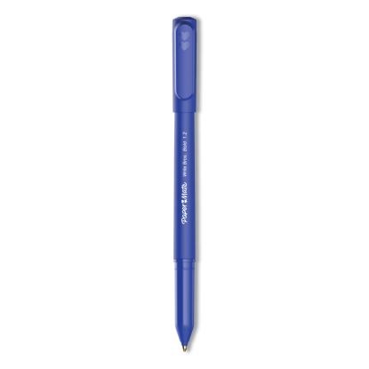 Write Bros. Ballpoint Pen, Stick, Bold 1.2 mm, Blue Ink, Blue Barrel, Dozen1