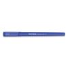 Write Bros. Ballpoint Pen, Stick, Bold 1.2 mm, Blue Ink, Blue Barrel, Dozen2