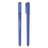 Write Bros. Ballpoint Pen, Stick, Medium 1 mm, Blue Ink, Blue Barrel, Dozen2