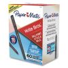 Write Bros. Ballpoint Pen Value Pack, Stick, Medium 1 mm, Black Ink, Black Barrel, 60/Pack2