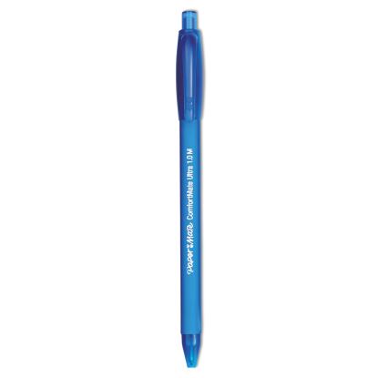ComfortMate Ultra Ballpoint Pen, Retractable, Medium 1 mm, Blue Ink, Blue Barrel, Dozen1