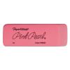 Pink Pearl Eraser, For Pencil Marks, Rectangular Block, Medium, Pink, 3/Pack1