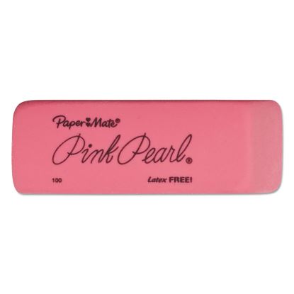 Pink Pearl Eraser, For Pencil Marks, Rectangular Block, Medium, Pink, 24/Box1