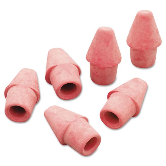 Arrowhead Eraser Caps, For Pencil Marks, Pink, 144/Box1