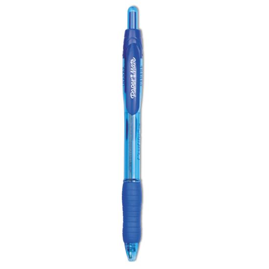 Profile Ballpoint Pen, Retractable, Bold 1.4 mm, Blue Ink, Blue Barrel, Dozen1