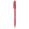 FlexGrip Ultra Ballpoint Pen, Stick, Medium 1 mm, Red Ink, Red Barrel, Dozen1