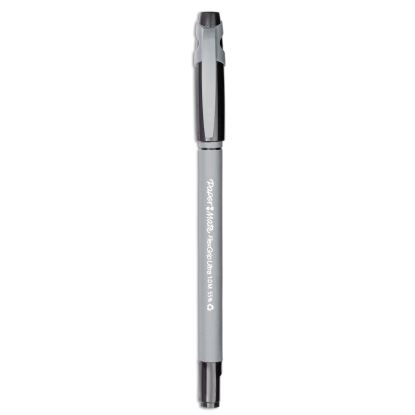 FlexGrip Ultra Ballpoint Pen, Stick, Medium 1 mm, Black Ink, Gray Barrel, Dozen1