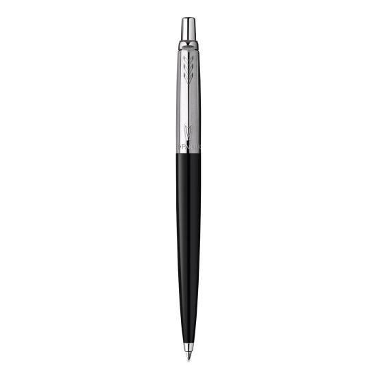 Jotter Ballpoint Pen, Retractable, Medium 0.7 mm, Blue Ink, Black Barrel1