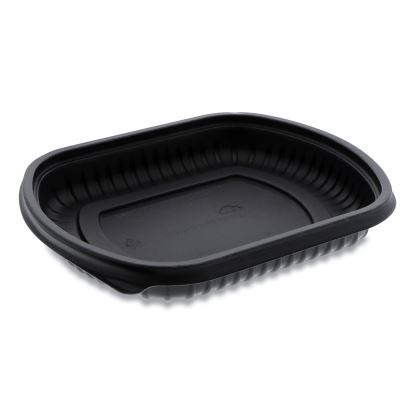 EarthChoice ClearView MealMaster Container, 16 oz, 8.13 x 6.5 x 1, Black, 252/Carton1