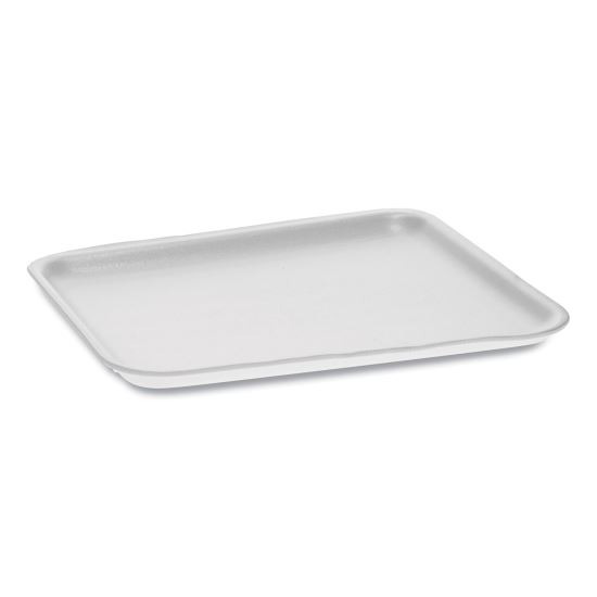 Supermarket Tray, #8S, 10 x 8 x 0.65, White, 500/Carton1