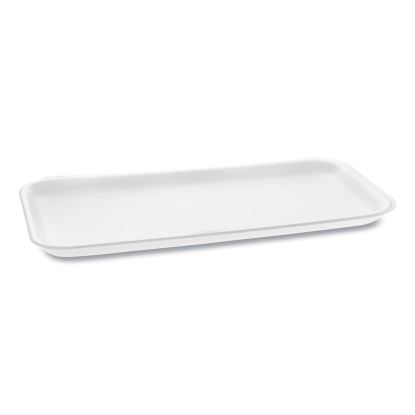 Supermarket Tray, #10S, 10.75 x 5.7 x 0.65, White, 500/Carton1