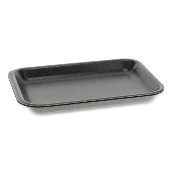 Supermarket Tray, #2, 8.2 x 5.7 x 0.91, Black, 500/Carton1