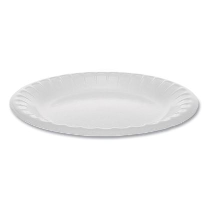 Laminated Foam Dinnerware, Plate, 6" dia, White, 1,000/Carton1