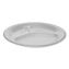 Laminated Foam Dinnerware, 3-Compartment Plate, 8.88" dia, White, 500/Carton1