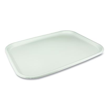 Laminated Foam Serving Tray, 1-Compartment, 18 x 14 x 0.91, White, 100/Carton1