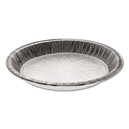 Round Aluminum Carryout Containers, 10" Diameter x 1.09"h, Silver, 400/Carton1