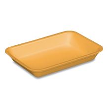 Supermarket Trays, #4D, 8.63 x 6.56 x 1.27, Yellow, 400/Carton1