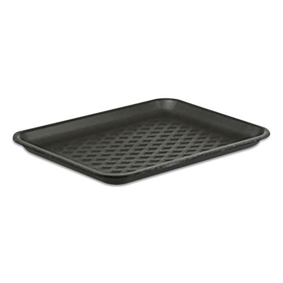 Supermarket Trays, #27S, 15 x 5.5 x 0.93, Black, 250/Carton1