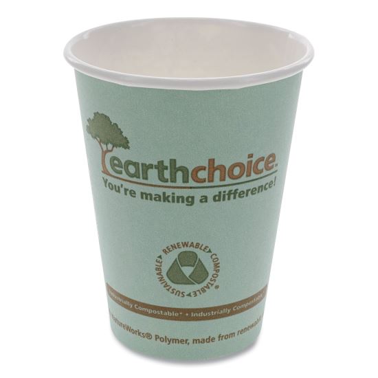 EarthChoice Hot Cups, 12 oz, Teal, 1,000/Carton1