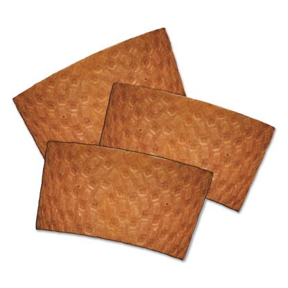 Hot Cup Sleeve, Fits 10 oz to 24 oz Cups, Brown, 1,000/Carton1