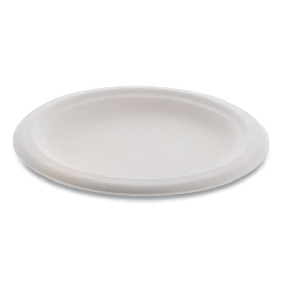 EarthChoice Compostable Fiber-Blend Bagasse Dinnerware, Plate, 6" dia, Natural, 1,000/Carton1