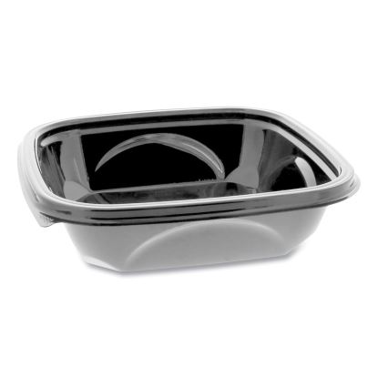 EarthChoice Square Recycled Bowl, 24 oz, 7 x 7 x 1.52, Black, 300/Carton1