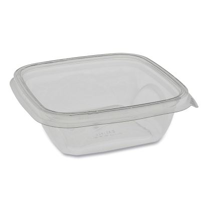 EarthChoice Square Recycled Bowl, 12 oz, 5 x 5 x 1.63, Clear, 504/Carton1