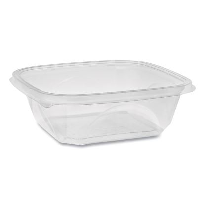 EarthChoice Recycled PET Square Base Salad Containers, 32 oz, 7 x 7 x 2, Clear, 300/Carton1