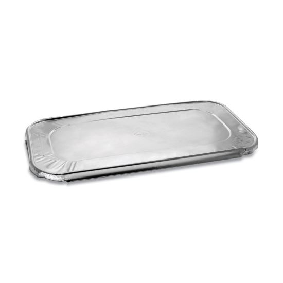 Aluminum Steam Table Pan Lid, Fits One-Third Size Pan, 6.19 x 12.31 x 0.5, 200/Carton1