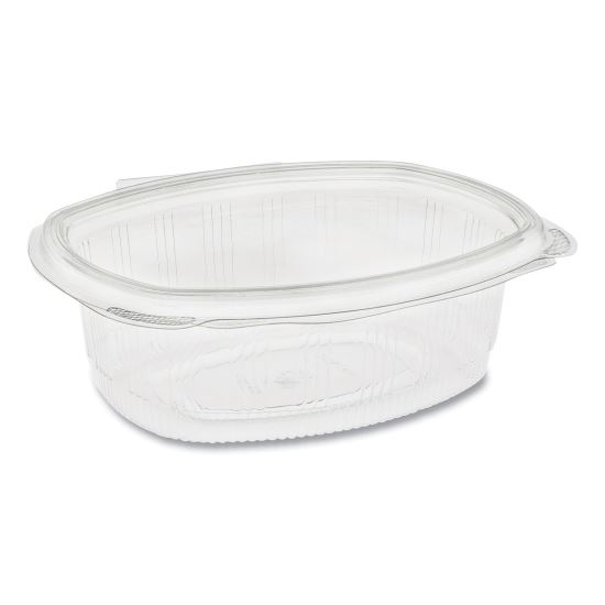 EarthChoice PET Hinged Lid Deli Container, 24 oz, 7.38 x 5.88 x 2.38, Clear, 280/Carton1