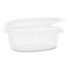 EarthChoice Recycled PET Hinged Container, 24 oz, 7.38 x 5.88 x 2.38, Clear, 280/Carton2